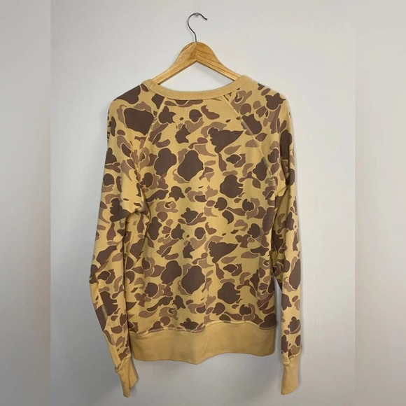 L.L Bean X Todd Snyder X Peanuts Brown Camo Crewneck Sweatshirt  Made in USA - Picture 3 of 7